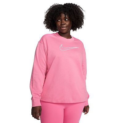 Plus Size Nike Dri FIT Get Fit Crewneck Sweatshirt