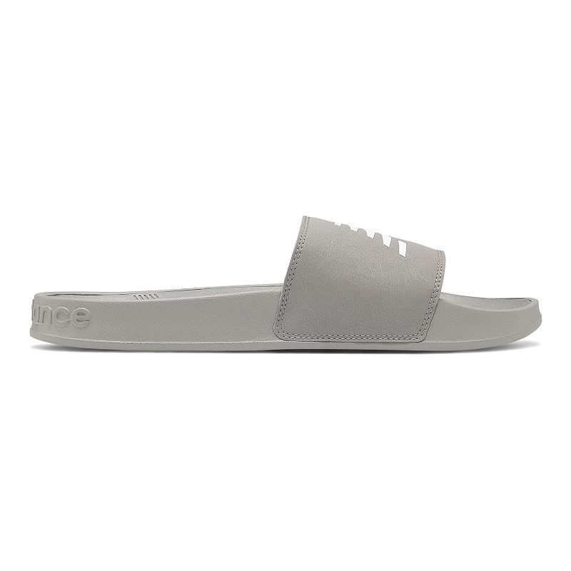 New Balance 200 Mens Slide Sandals, Size: Medium (10), Med Grey