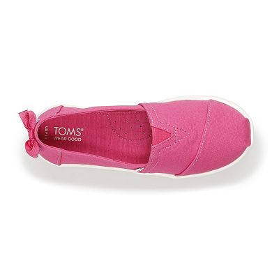 TOMS Toddler Girls' Bow Alpargata Shoes