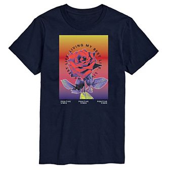 Big & Tall Positive Vibes Tee