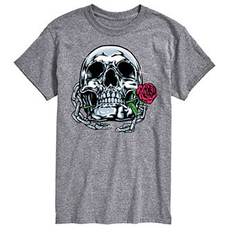 Big & Tall Shiny Skull Tee