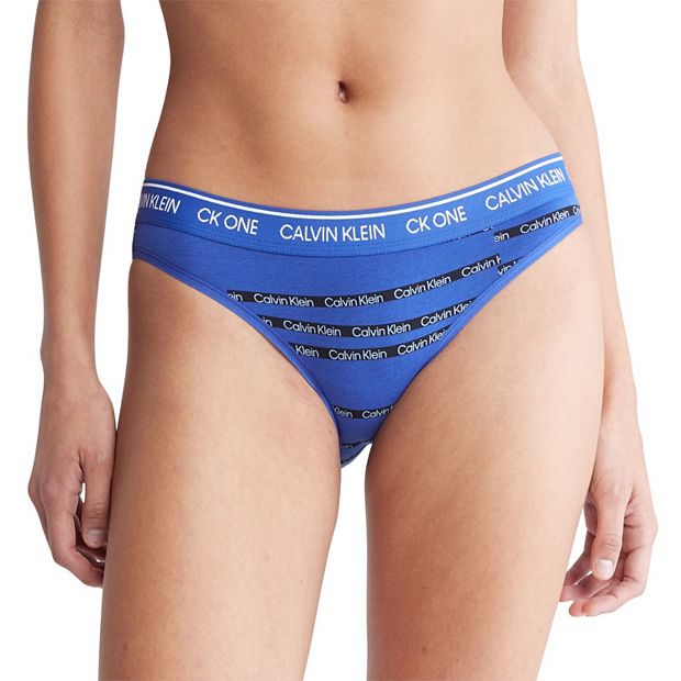 Calvin Klein Women's CK One Cotton Thong Panty 