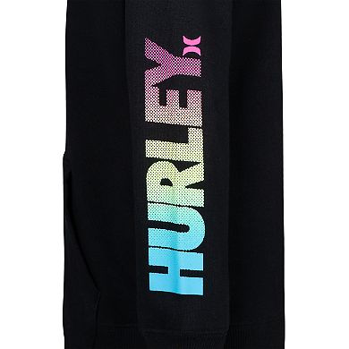 Boys 4-7 Hurley Rainbow Logo Pullover Hoodie