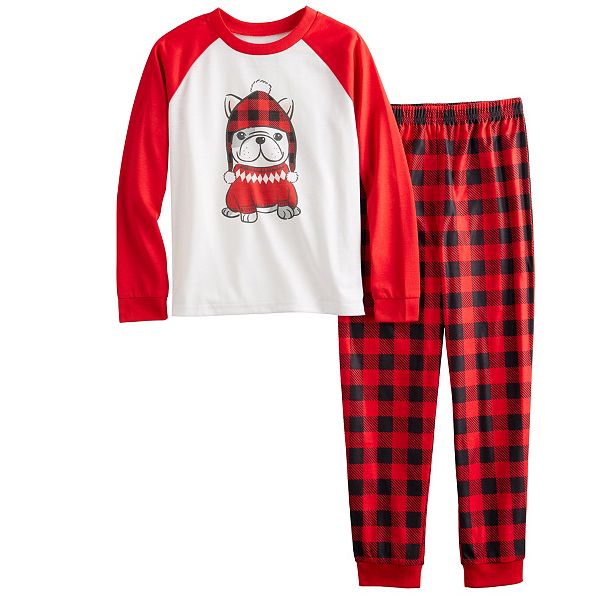 Toddler Boy Jammies For Your Families® Frenchie Top & Bottoms Pajama