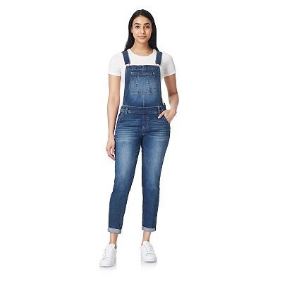 Juniors' WallFlower Insta Stretch Tomboy Mid-Rise Jean Overalls