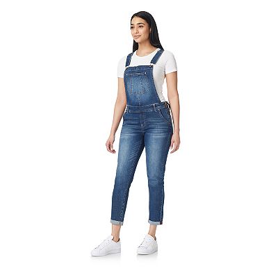 Juniors' WallFlower Insta Stretch Tomboy Mid-Rise Jean Overalls
