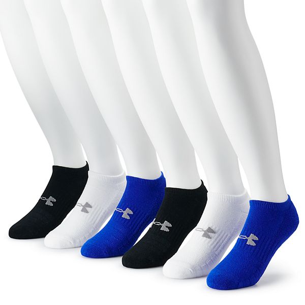 Men's Under Armour 6pack Training Cotton Performance NoShow Socks