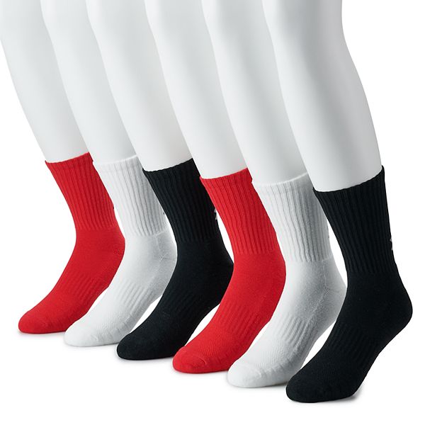 Men's Under Armour 6pack Training Cotton Performance Crew Socks
