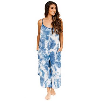 Women's J. Valdi Flowy Jumpsuit Swim Coverup