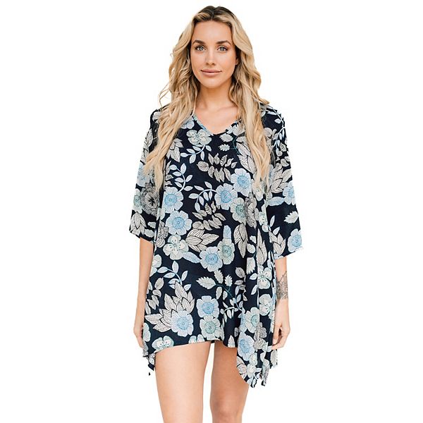 Women's J. Valdi Sharkbite Swim Tunic Cover-Up