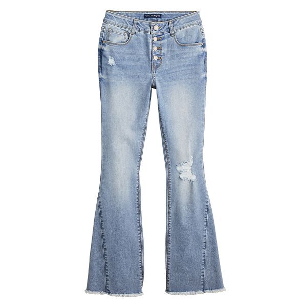 Kohls bell clearance bottom jeans