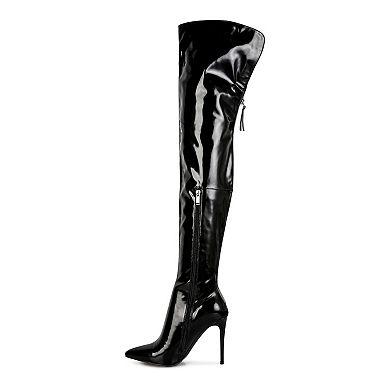 London Rag Eclectic Women's Thigh-High Boots