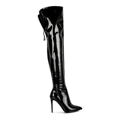 London Rag Eclectic Women's Thigh-High Boots