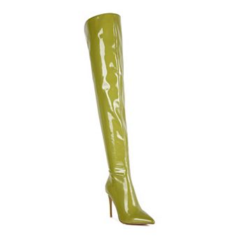 London Rag Eclectic Women's Thigh-High Boots
