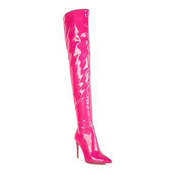 London Rag Eclectic Women's Thigh-High Boots
