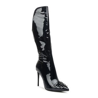 London Rag Forbidden Women's Mid Calf Stiletto Boots