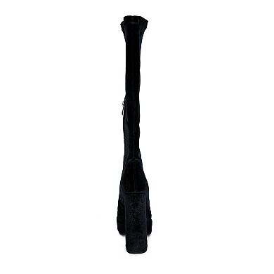 London Rag Lazuli Women's Platform Knee-High Boots