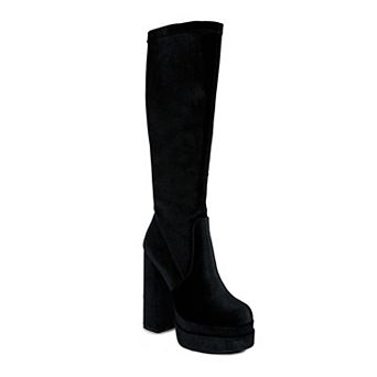 London Rag Lazuli Women's Platform Knee-High Boots