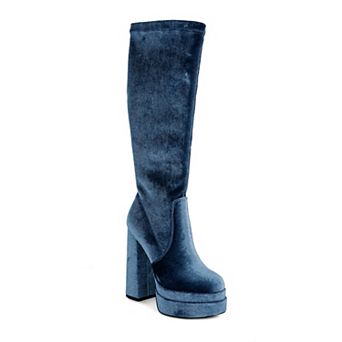 London Rag Lazuli Women's Platform Knee-High Boots