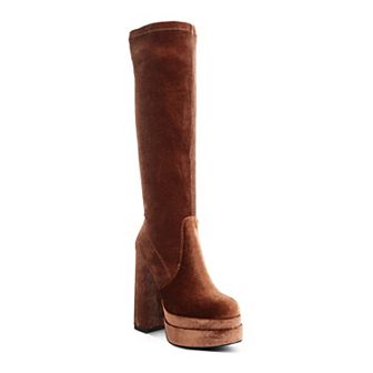 London Rag Lazuli Women's Platform Knee-High Boots