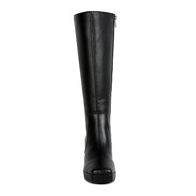 London Rag Bouts Women s Block Heel Mid Calf Boots