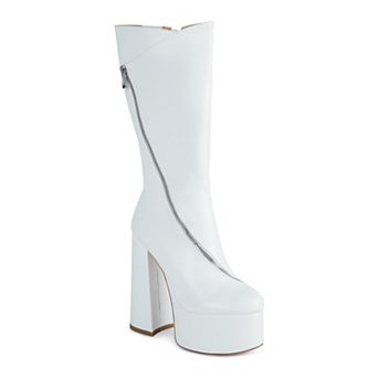 London Rag Women's Platform Mid-Calf Boots