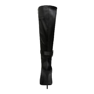 London Rag Lovestruck Women's Stiletto Knee-High Boots