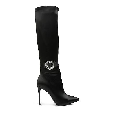 London Rag Lovestruck Women's Stiletto Knee-High Boots