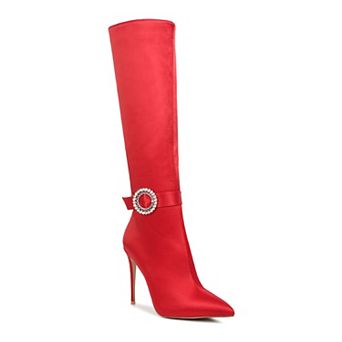 London Rag Lovestruck Women's Stiletto Knee-High Boots