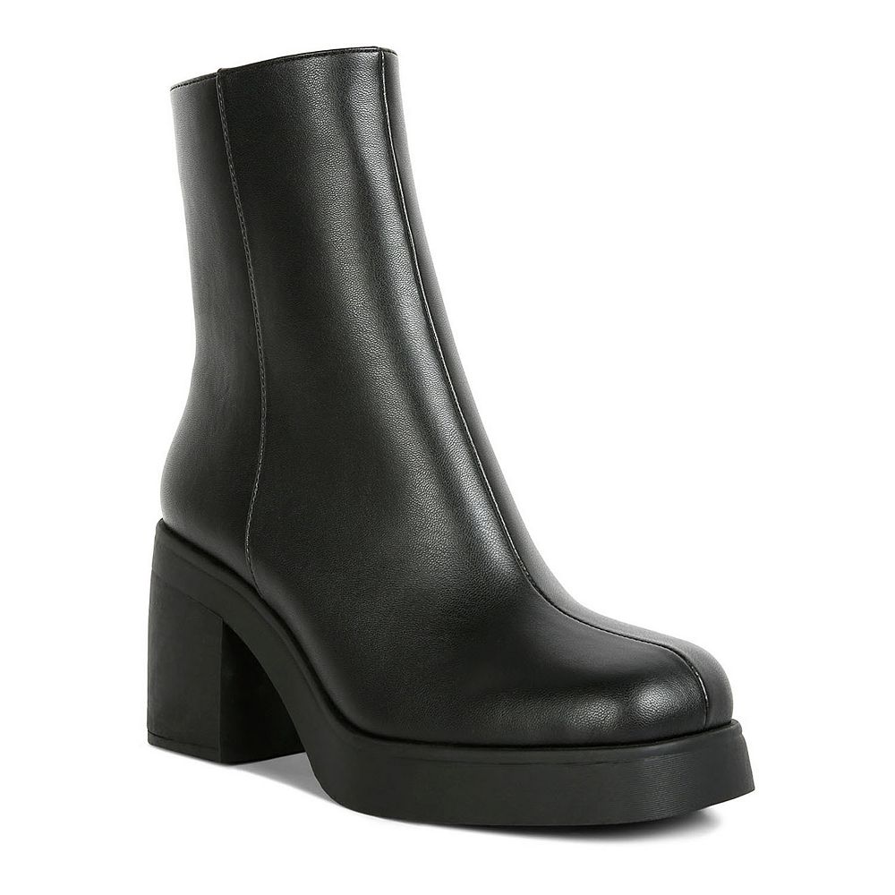 London Rag Sing Collar Women's Heeled Ankle Boots