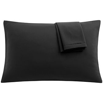 PiccoCasa 1800 Microfiber Breathable Zippered Pillowcases Set of 2 Standard(20"x26")