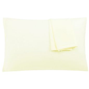 PiccoCasa 1800 Microfiber Breathable Zippered Pillowcases Set of 2 Standard(20"x26")