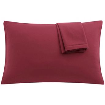 PiccoCasa 1800 Microfiber Breathable Zippered Pillowcases Set of 2 Standard(20"x26")