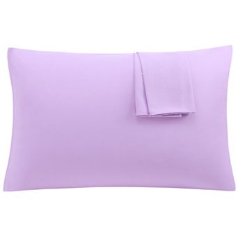 PiccoCasa 1800 Microfiber Breathable Zippered Pillowcases Set of 2 Travel(14"x20")
