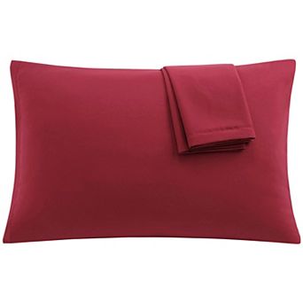 PiccoCasa 1800 Microfiber Breathable Zippered Pillowcases Set of 2 Travel(14"x20")