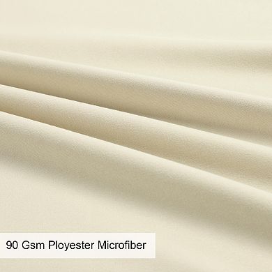 PiccoCasa 1800 Microfiber Breathable Zippered Pillowcases Set of 2 King(20"x36")