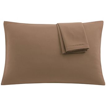 PiccoCasa 1800 Microfiber Breathable Zippered Pillowcases Set of 2 King(20"x36")