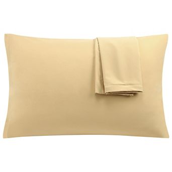 PiccoCasa 1800 Microfiber Breathable Zippered Pillowcases Set of 2 King(20"x36")