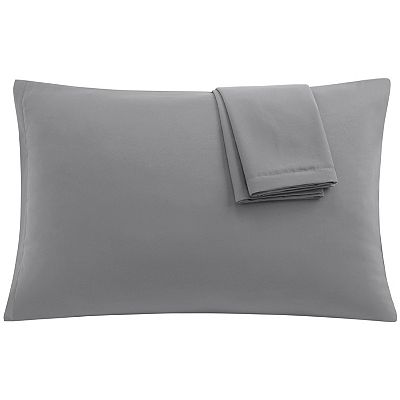 PiccoCasa 1800 Microfiber Breathable Zippered Pillowcases Set of 2 Queen 20 x30