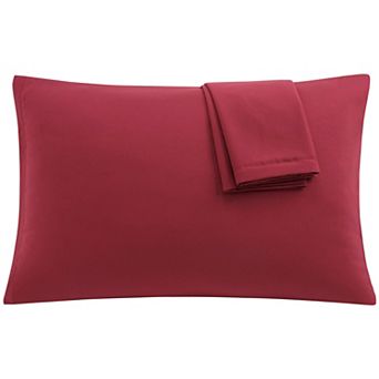 PiccoCasa 1800 Microfiber Breathable Zippered Pillowcases Set of 2 Queen(20"x30")