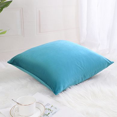 PiccoCasa Velvet Throw Pillow Cover Decors Throw Cushion Cover Square Pillowcase for Sofa Couch