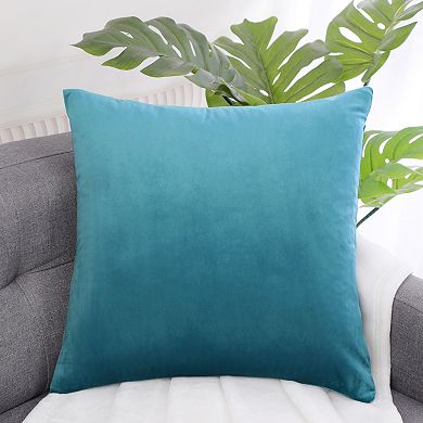 PiccoCasa Velvet Throw Pillow Cover Decors Throw Cushion Cover Square Pillowcase for Sofa Couch