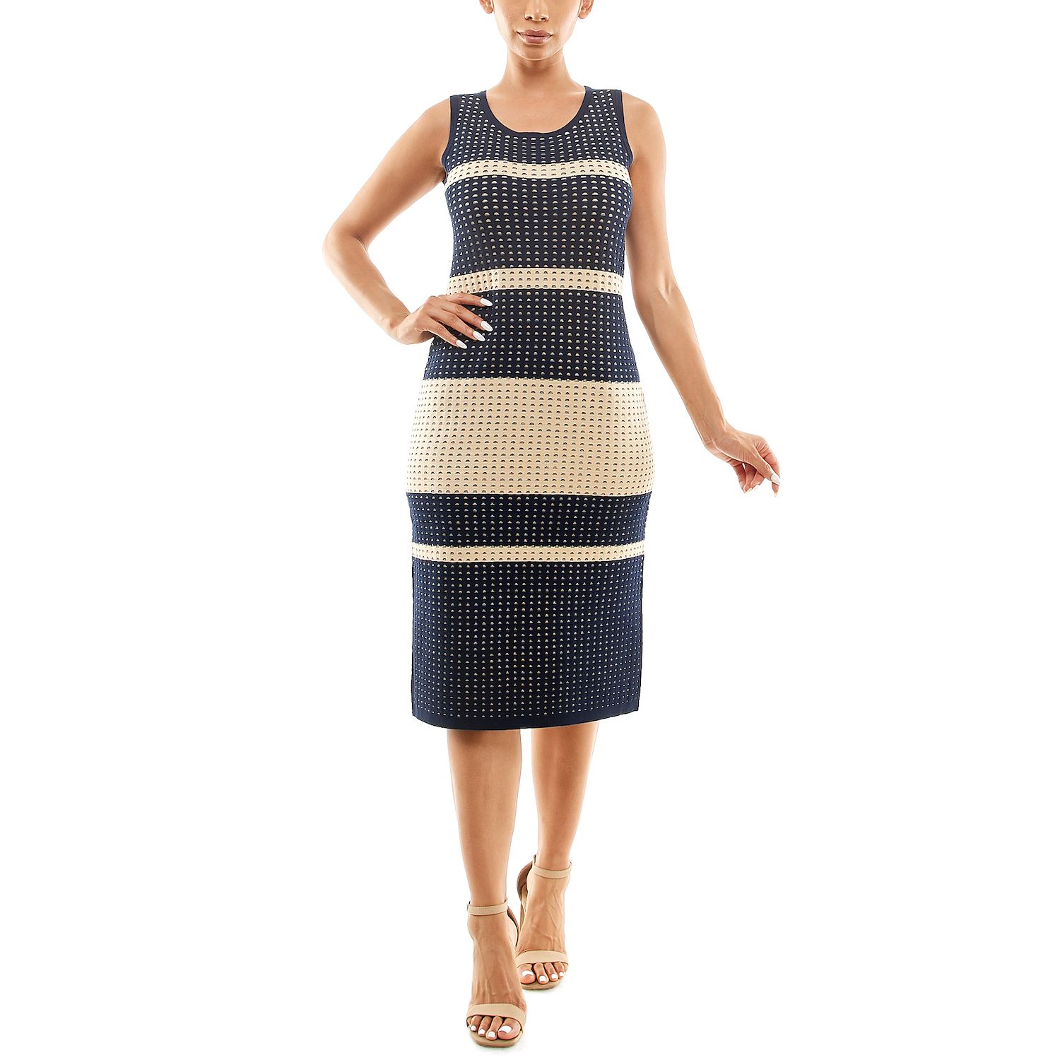 Robe Milly Nina Sans Manches Rayée - Taille 4 - Coton - Cadeau Offert