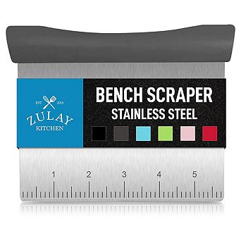 Zulay Kitchen Multi-purpose Bench Scraper & Chopper