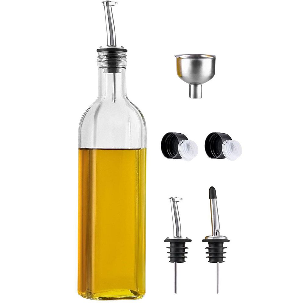 Zulay Kitchen Olive Oil Dispenser Bottle with Accessories