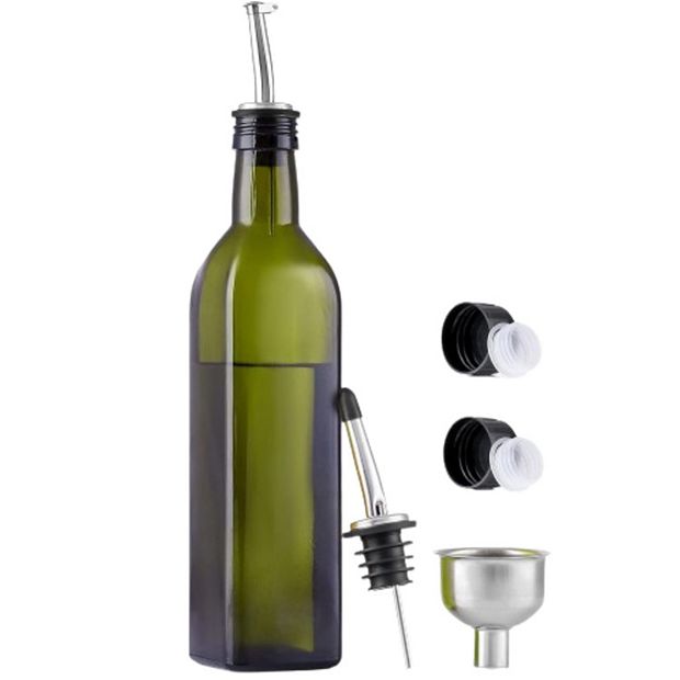 Oil Bottle Glass Olive Oil Dispenser Bottle Glass Cooking Oil