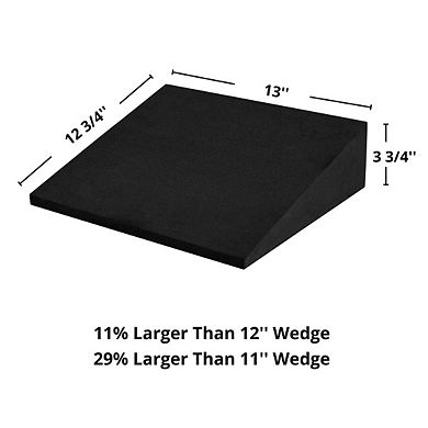 13" Large Slant Yoga Foam Wedge, Knee Pad, One Pair