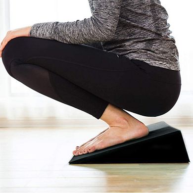 13" Large Slant Yoga Foam Wedge, Knee Pad, One Pair