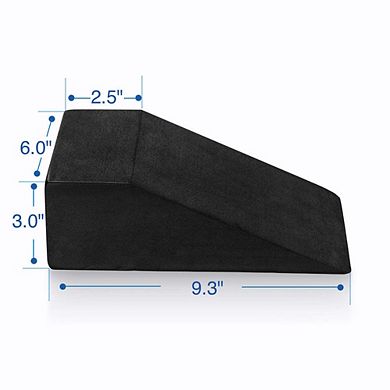 Strongtek Yoga Foam Wedge Blocks, Soft Wrist Wedge, One Pair