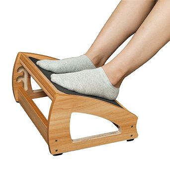 3 Adjustable Heights Under Desk Footrest, Improves Posture And Blood Circulation, Hold Up To 400lbs
